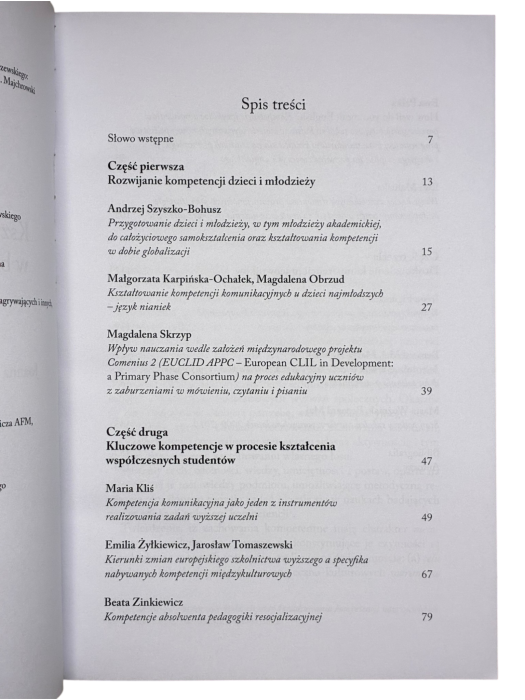 Kształcenie kompetencji w biegu życia człowieka Joanna Aksman, Stanisław Nieciuński