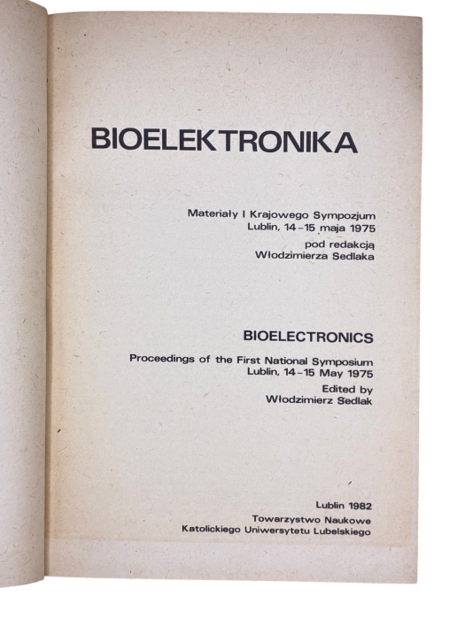 Bioelektronika Włodzimierz Sedlak
