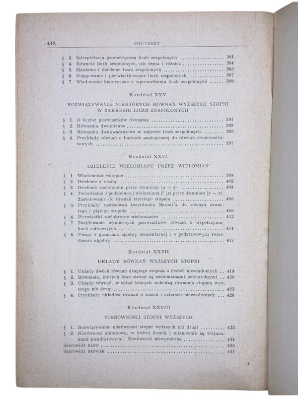 Algebra Elementarna Bronisław Bielecki