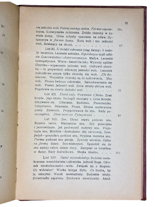 Magia piękności Teorya równej wagi Zarys wiedzy jedności Listy do przyjaciółki Józef Jankowski