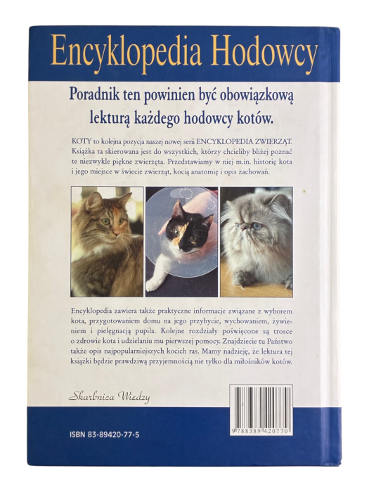 Koty. Encyklopedia hodowcy. Poradnik Wojciech Tymiński