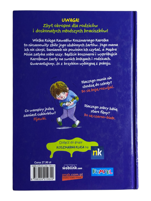 Koszmarny Karolek. Wielka księga kawałów Francesca Simon