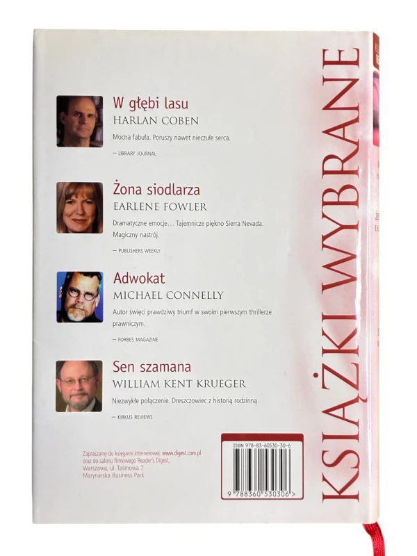 Książki wybrane Reader's Digest W głębi lasu Żona siodlarza Adwokat Sen szamana