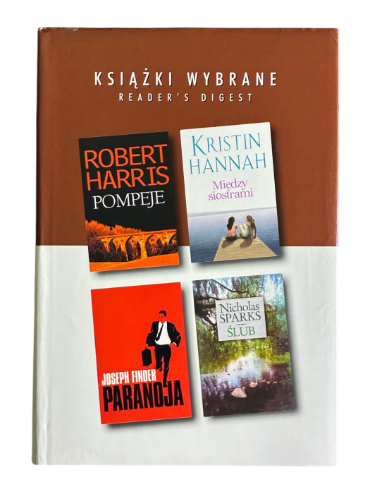 Książki wybrane Reader's Digest Pompeje Między siostrami Paranoja Ślub