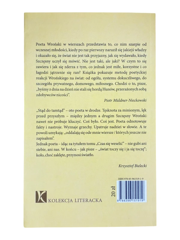 Czas się weselić Szczęsny Wroński