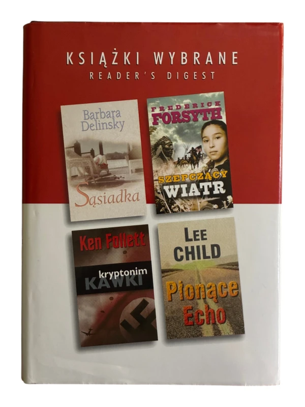 Książki wybrane Reader's Digest Sąsiadka, Szepczący wiatr, Kryptonim kawki, Płonące echo