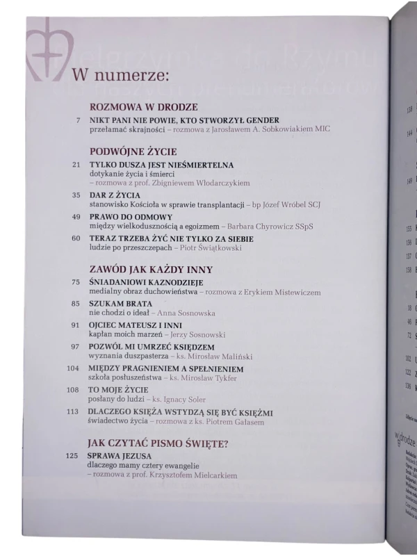 W Drodze Miesięcznik Poświęcony Życiu Chrześcijańskiemu 2 / 2014 (486)