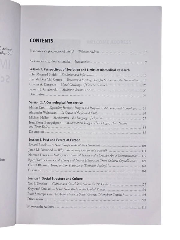 Images of the world science, humanities, art Aleksander Koj, Piotr Sztompka