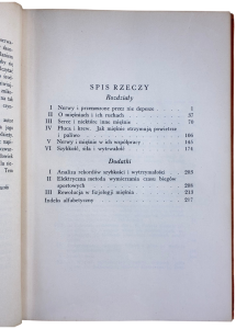 Żywe maszynerie Z dziedziny nauki i techniki Tom V 1934 r. A. V. Hill