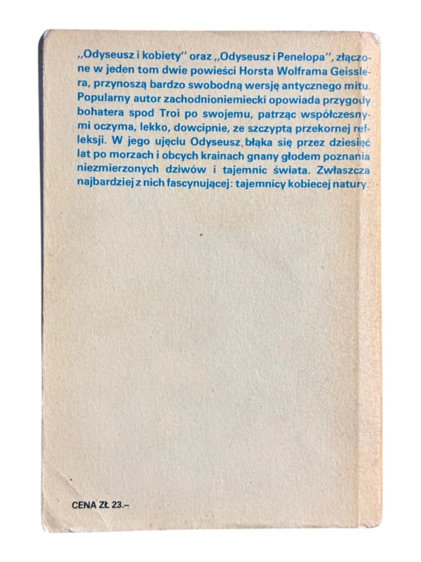 Odyseusz i kobiety Horst Wolfram Geissler