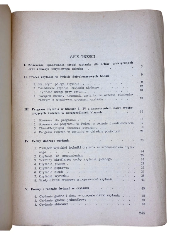 Czytanie w szkole Klasy I-IV Józefa Rytlowa