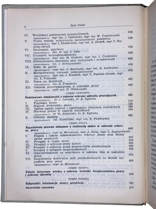 Popularny poradnik BHP 1964 Bohdan Makarewicz