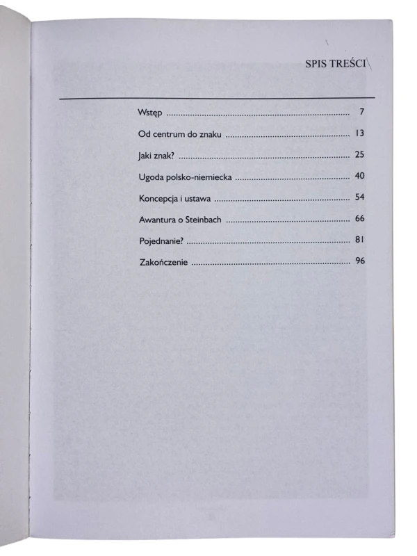 Widoczny Znak (2005-2009) Zbigniew Mazur Zeszyty Instytutu Zachodniego 55/2009