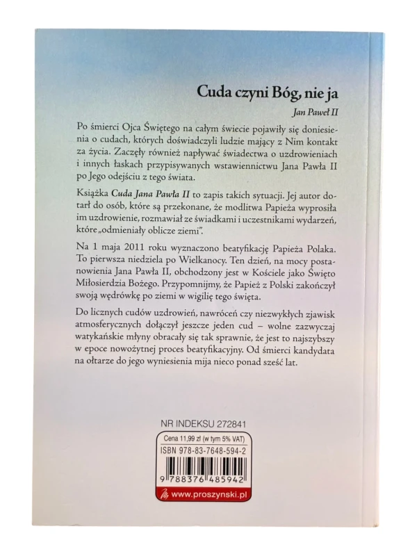 Cuda Jana Pawła II Paweł Zuchniewicz