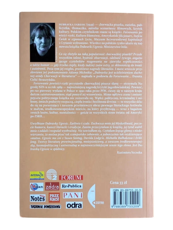 Forsowanie powieści-rzeki Dubravka Ugresic