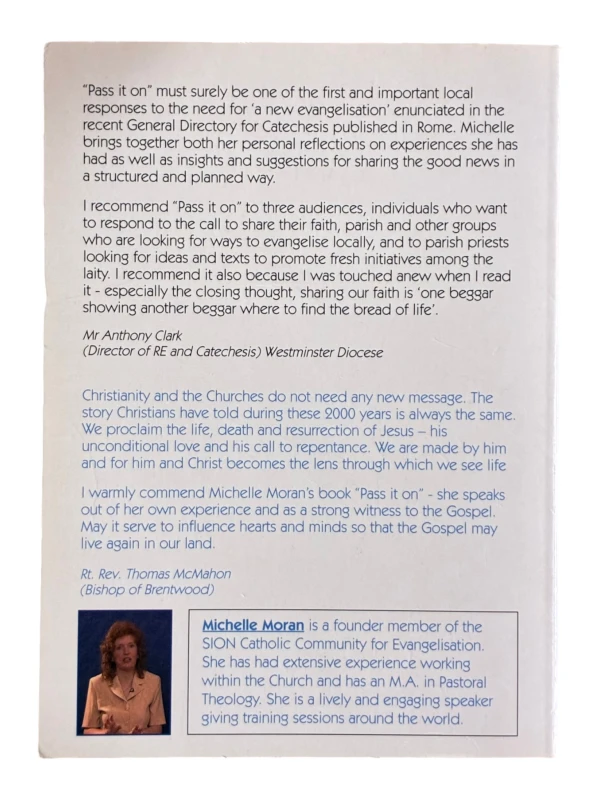 Pass It On! Practical Hints on Sharing Your Faith Michelle Moran