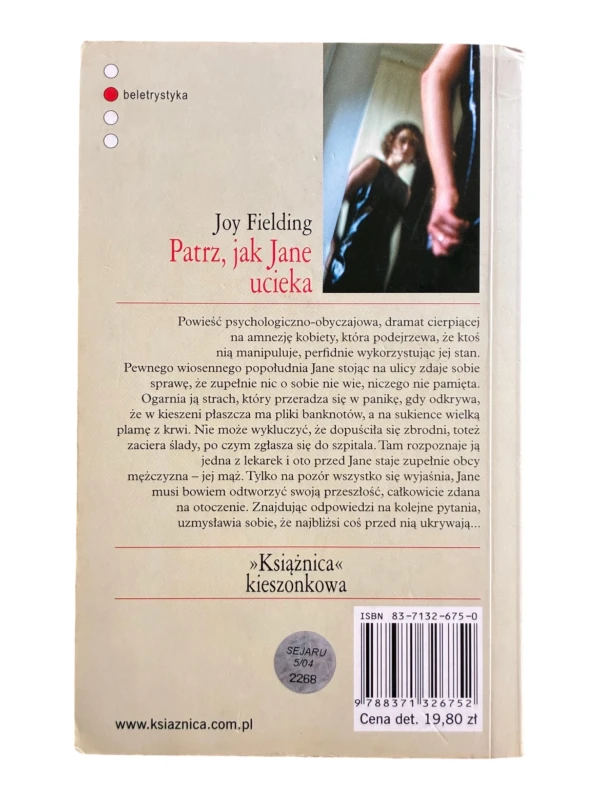 Patrz jak Jane ucieka Joy Fielding