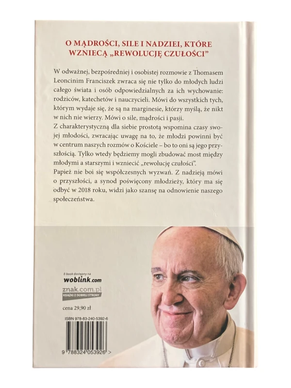 Bóg jest młody Papież Franciszek