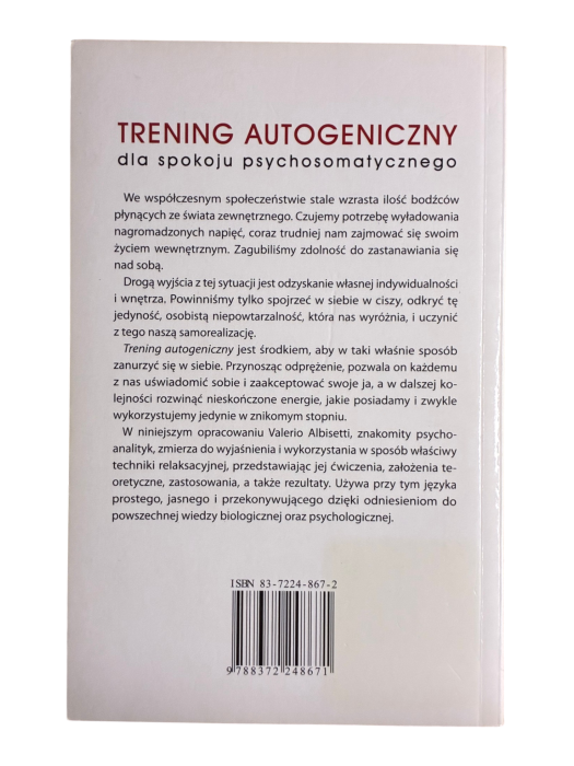 Trening autogeniczny dla spokoju psychosomatycznego Valerio Albisetti