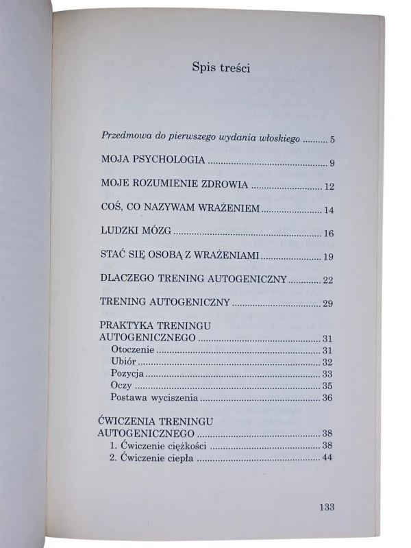 Trening autogeniczny dla spokoju psychosomatycznego Valerio Albisetti