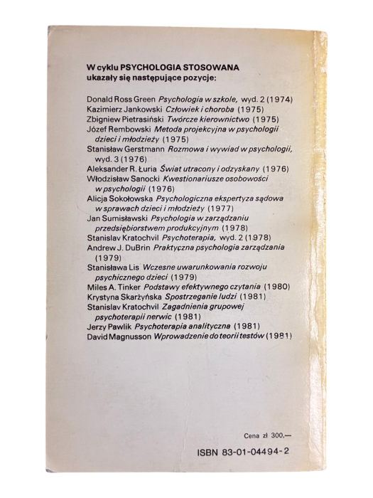 Psychologia życia codziennego Maurice Reuchlin
