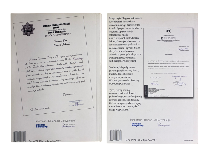 Zmarli mówią. Autobiografia jasnowidza Krzysztofa Jackowskiego Część 1 i 2