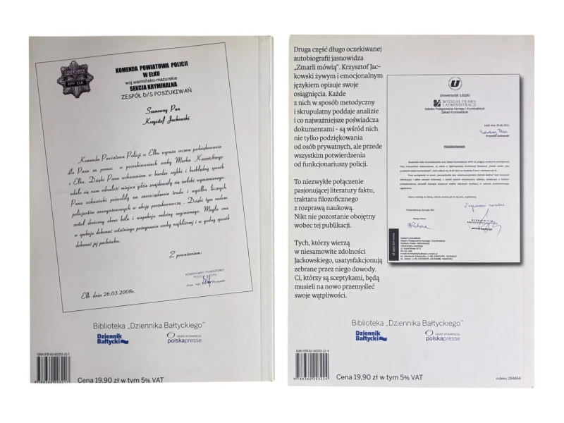 Zmarli mówią. Autobiografia jasnowidza Krzysztofa Jackowskiego Część 1 i 2