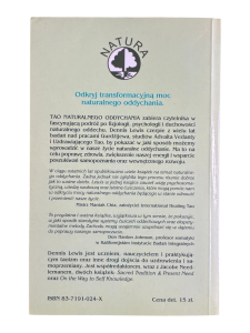 Tao naturalnego oddychania Dennis Lewis