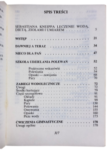 Leczenie wodą Sebastian Kneipp