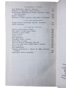 Literatura polska i jej związki z Włochami Giovanni Maver