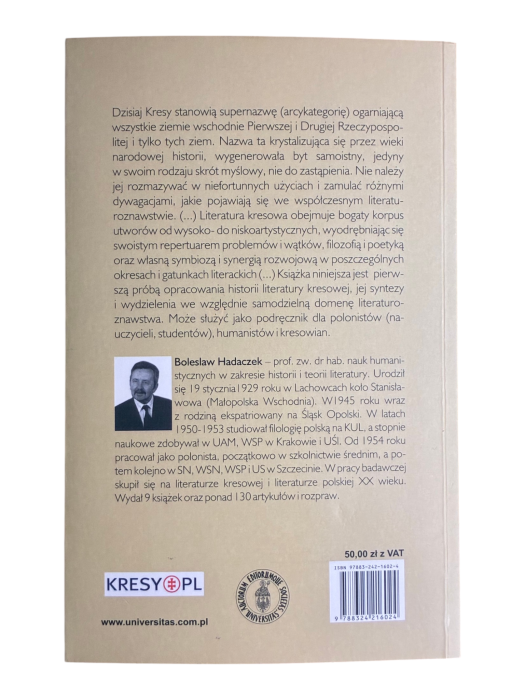 Historia literatury kresowej Bolesław Hadaczek