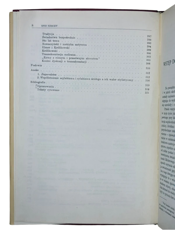 Studia z historii i teorii wersyfikacji polskiej Tom 1 Maria Dłuska