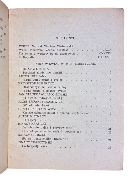 Antologia bajki polskiej Wacław Woźnowski Biblioteka Narodowa 239