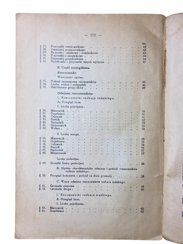Gramatyka języka polskiego Tadeusz Lehr-Spławiński i Roman Kubiński 1930