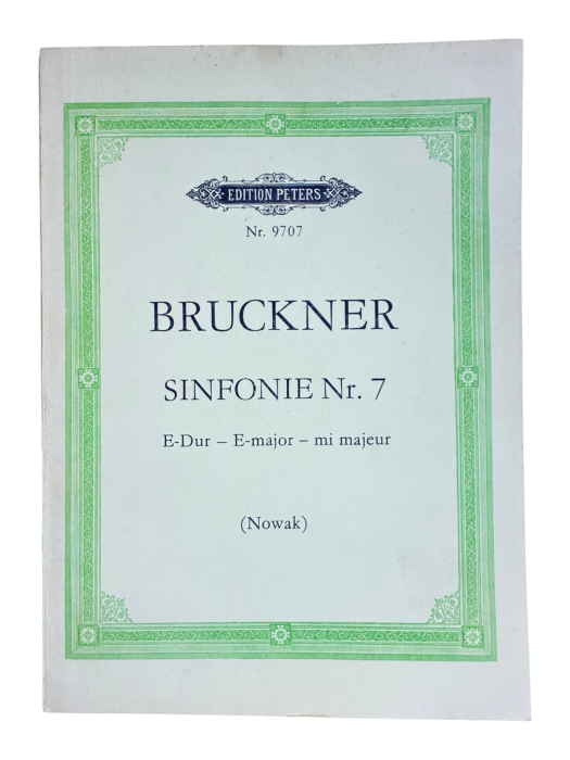Anton Bruckner Sinfonie Nr. 7, E-dur - E-major - mi majeur Edition Peters Nr. 9707