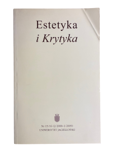 Estetyka i Krytyka nr 15/16 (2/2008-1/2009)