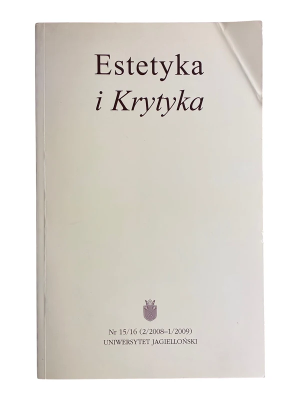 Estetyka i Krytyka nr 15/16 (2/2008-1/2009)