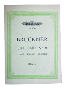 Anton Bruckner Sinfonie Nr 8 Edition Peters Nr 9708