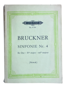 Anton Bruckner Sinfonie Nr. 4 Edition Peters Nr 9704