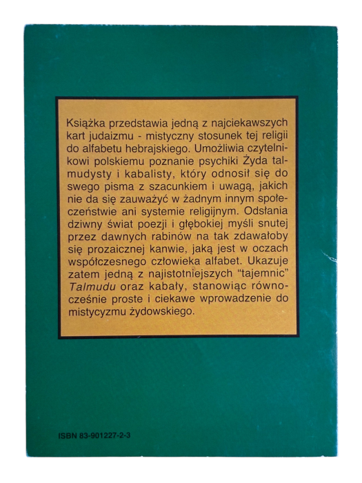 Tajemnice alfabetu hebrajskiego Tadeusz Zaderecki