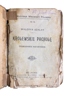 Królewskie pacholę Walerya Szalay 1903