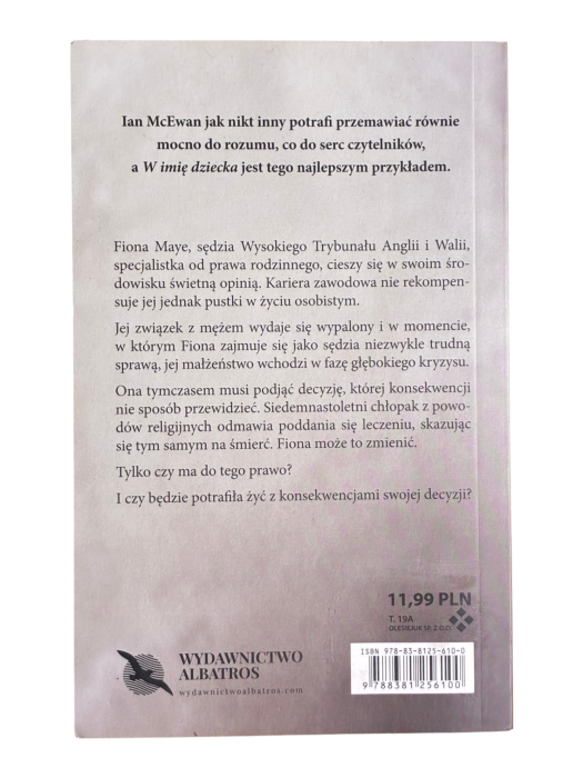 W imię dziecka Ian McEwan