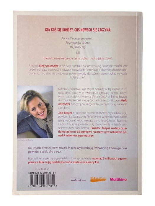 Kiedy odszedłeś Jojo Moyes