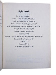 U źródeł filozofii Stanisław Jedynak