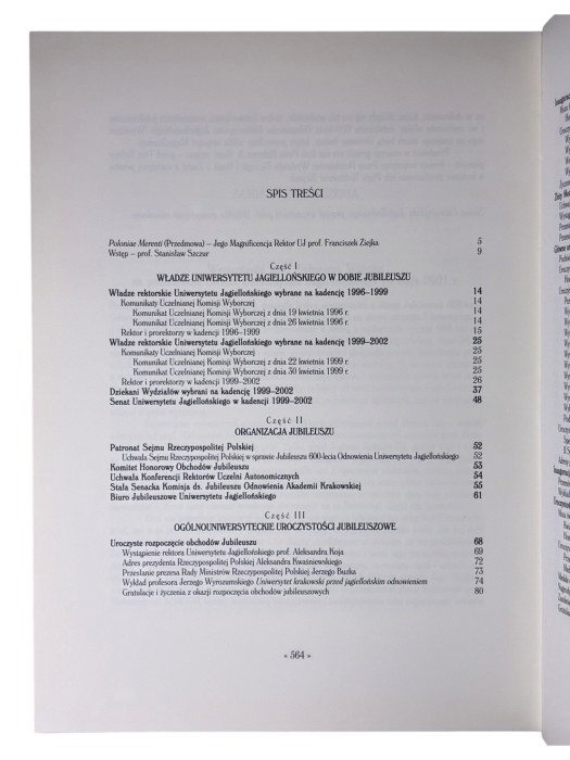 Poloniae Merenti Księga pamiątkowa UJ 1400 - 2000