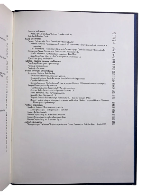 Poloniae Merenti Księga pamiątkowa UJ 1400 - 2000