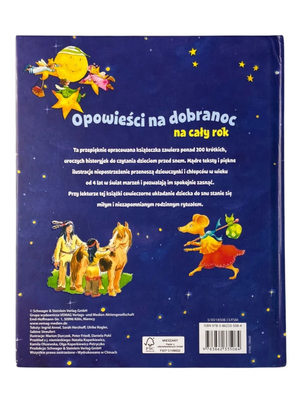 Opowieści na dobranoc na cały rok Ingrid Annel, Sarah Herzhoff, Ulrike Rogler, Sabine Streufert