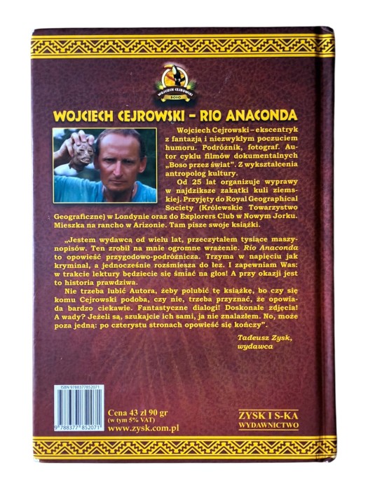 Rio Anaconda Wojciech Cejrowski