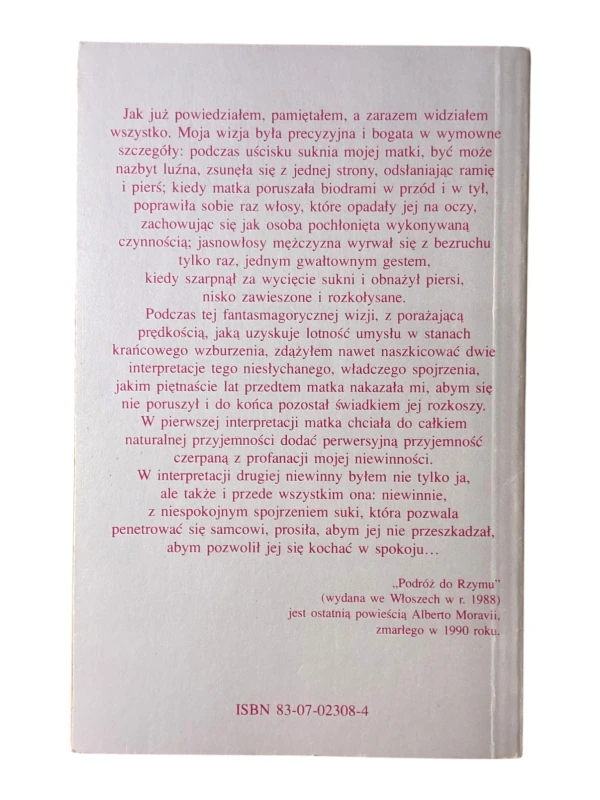Podróż do Rzymu Alberto Moravia